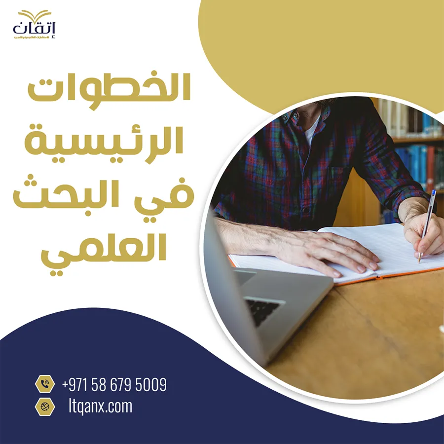 ماهي الخطوات الرئيسية في البحث العلمي؟