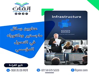 بين يديك الآن أقوى وأحدث العناوين البحثية في التحول المؤسسي