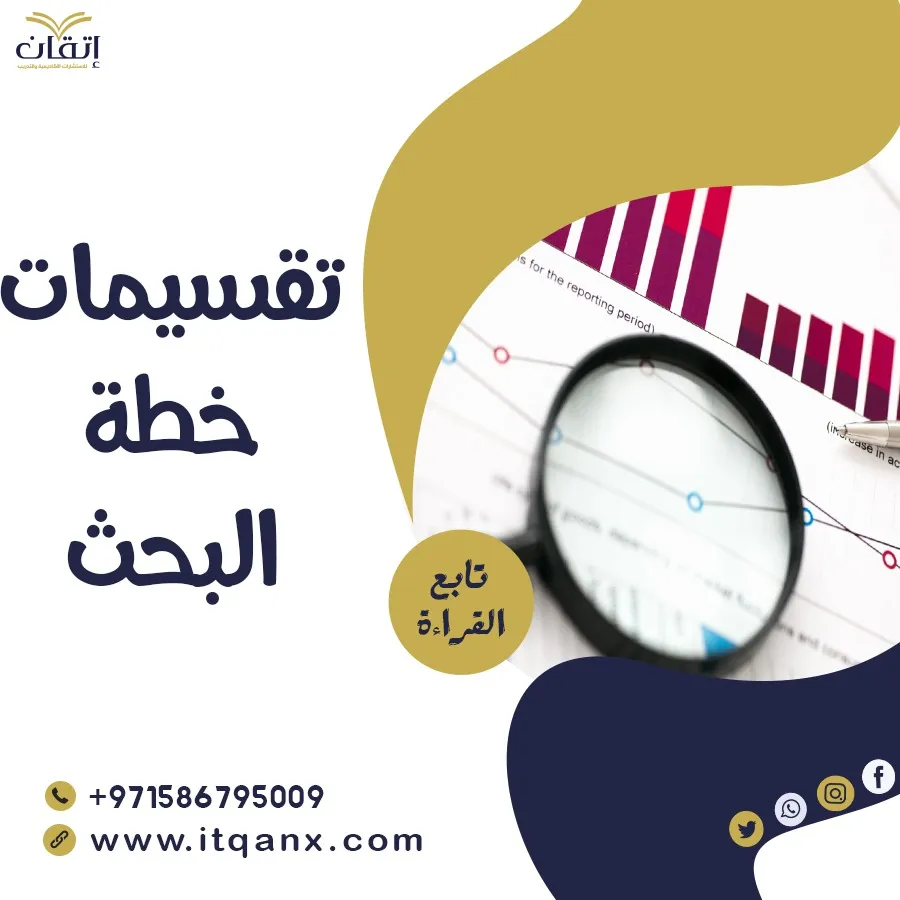 بحث شامل عن تقسيمات خطة البحث