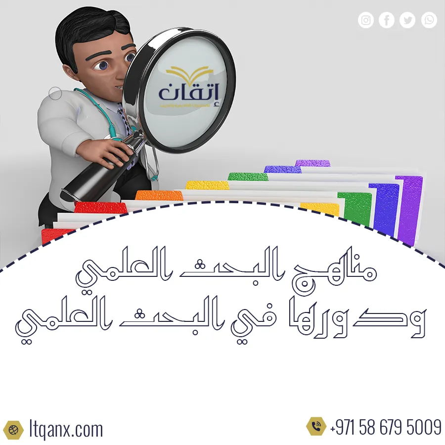 خصائص مناهج البحث العلمي ودورها في البحث العلمي